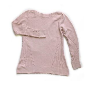 LOFT Blush Pink Boatneck Sweater